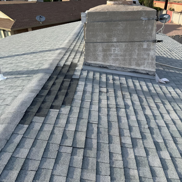 After: brand-new shingle roof on an Arizona home