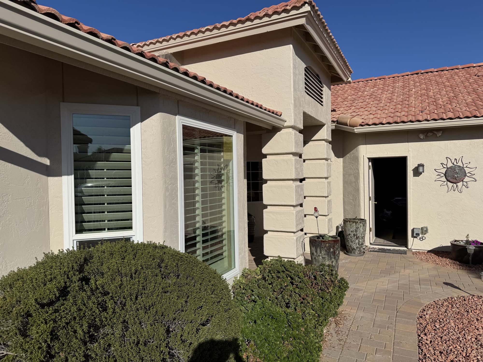 Stucco painting on a Chandler, AZ home
